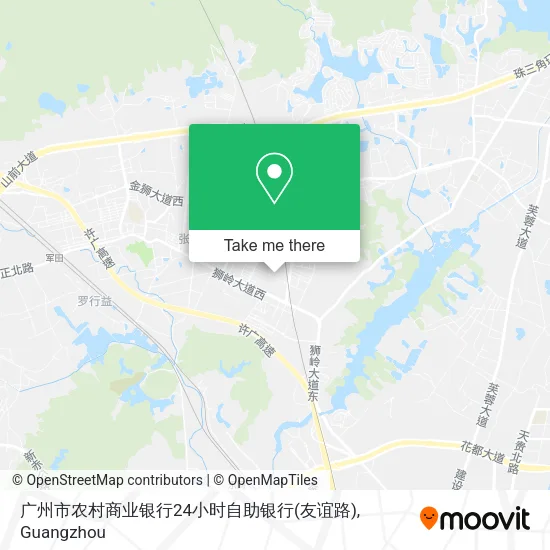 广州市农村商业银行24小时自助银行(友谊路) map