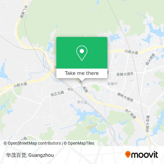 华茂百货 map