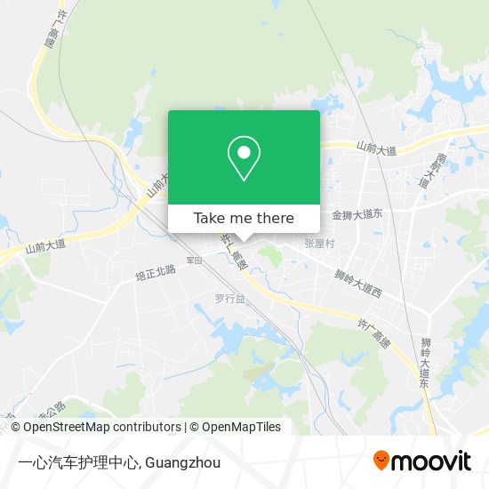 一心汽车护理中心 map