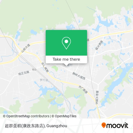 超群蛋糕(康政东路店) map