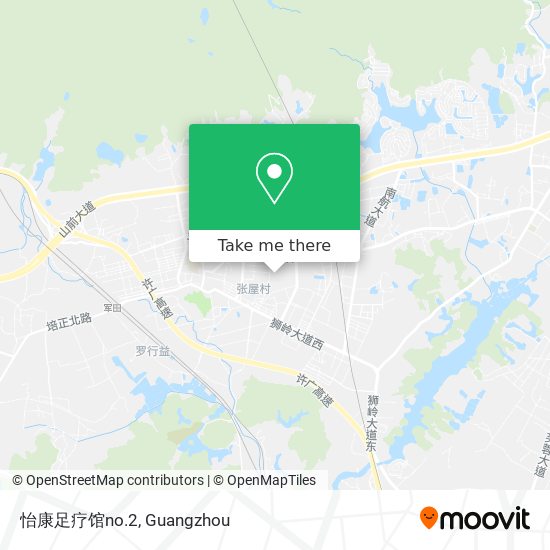 怡康足疗馆no.2 map