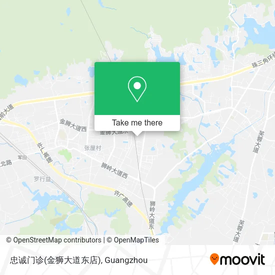 忠诚门诊(金狮大道东店) map