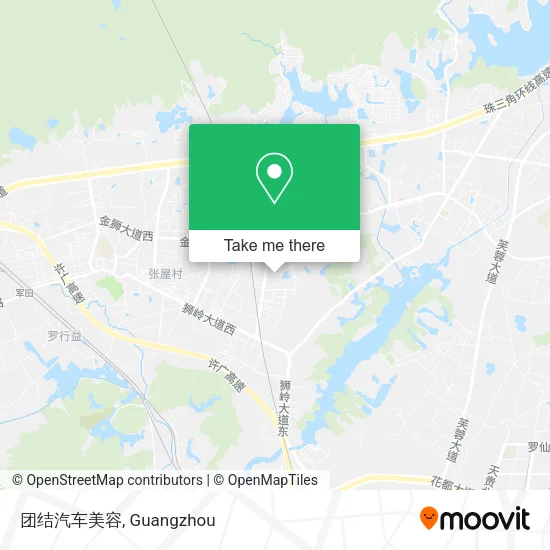 团结汽车美容 map