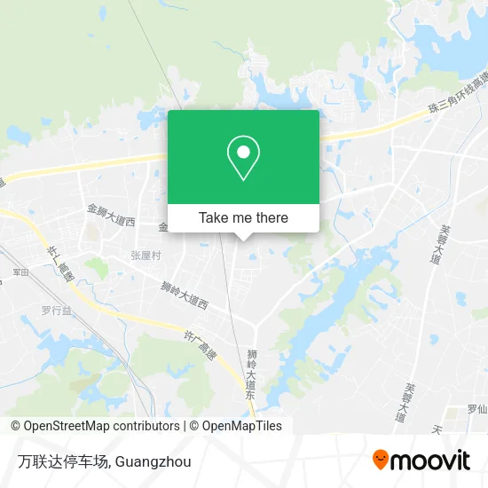 万联达停车场 map
