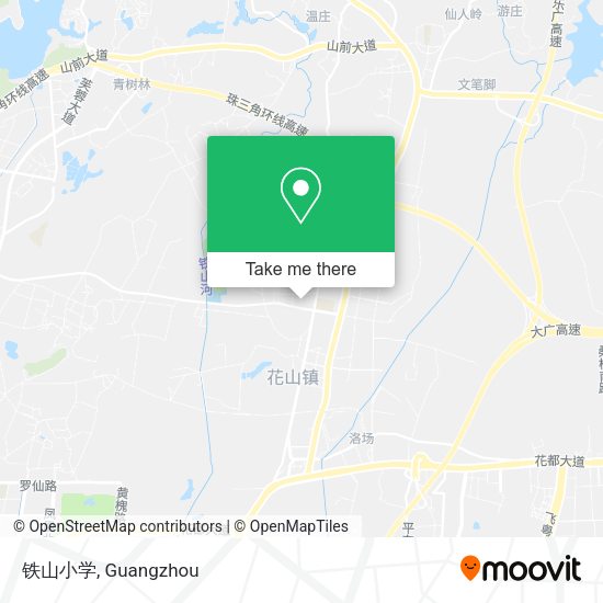铁山小学 map