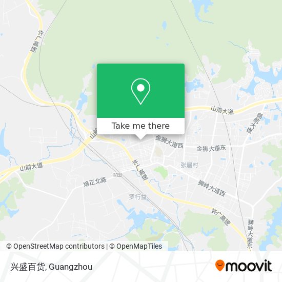 兴盛百货 map
