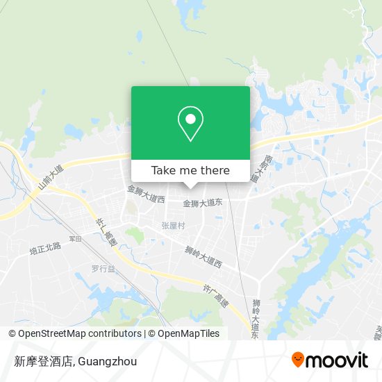 新摩登酒店 map
