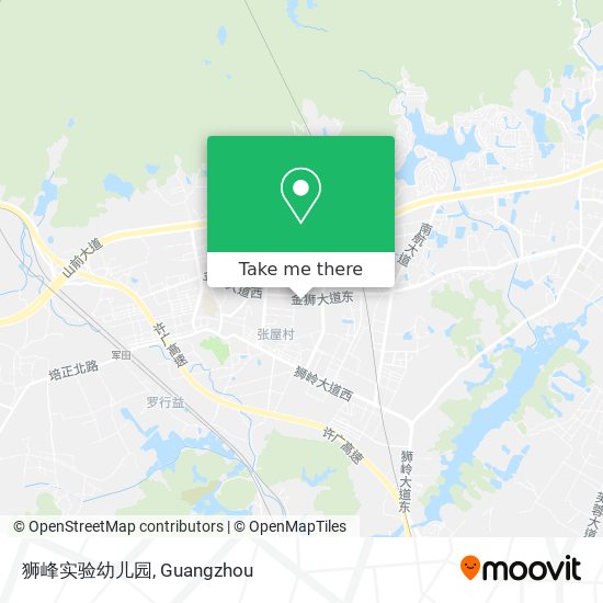 狮峰实验幼儿园 map