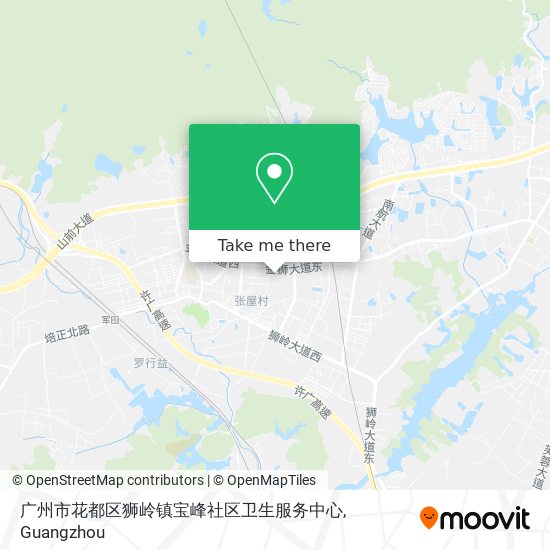 广州市花都区狮岭镇宝峰社区卫生服务中心 map