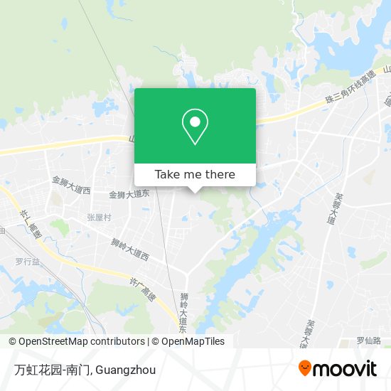 万虹花园-南门 map