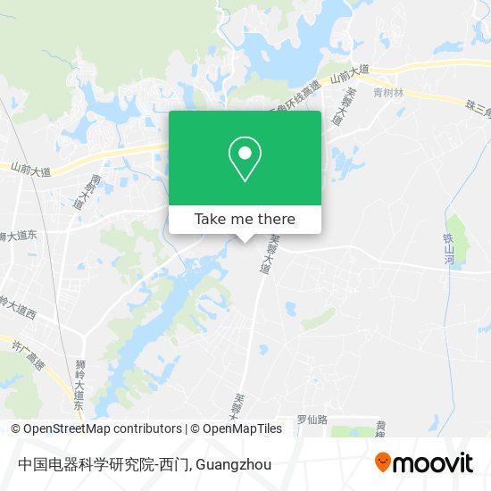 中国电器科学研究院-西门 map