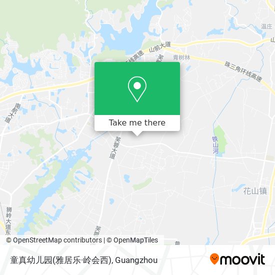 童真幼儿园(雅居乐·岭会西) map