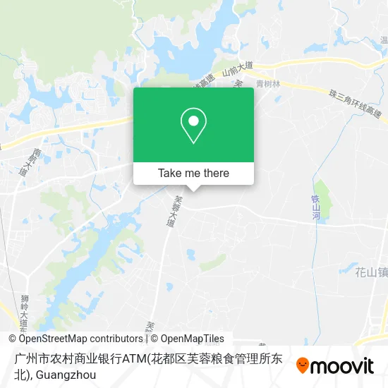 广州市农村商业银行ATM(花都区芙蓉粮食管理所东北) map