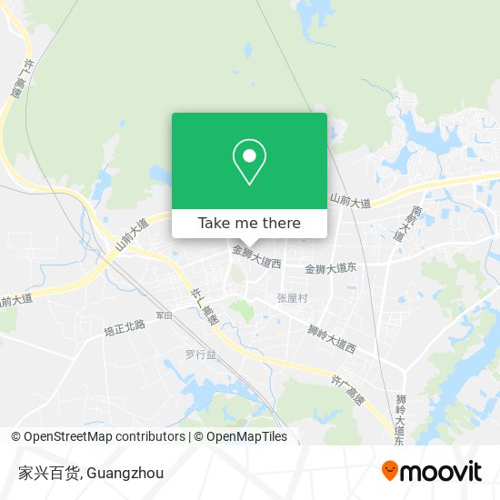 家兴百货 map