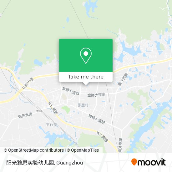 阳光雅思实验幼儿园 map