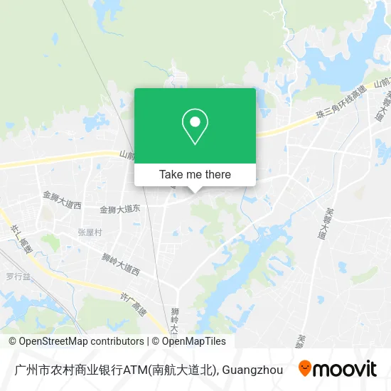 广州市农村商业银行ATM(南航大道北) map
