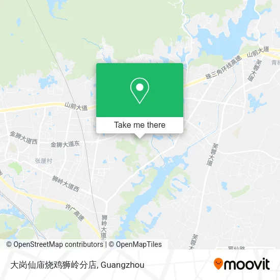 大岗仙庙烧鸡狮岭分店 map