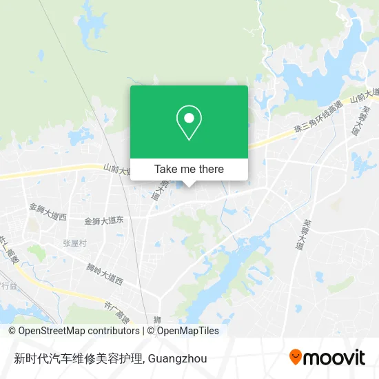 新时代汽车维修美容护理 map