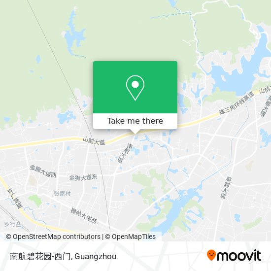 南航碧花园-西门 map