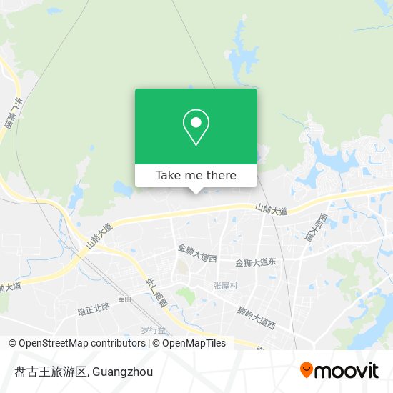 盘古王旅游区 map