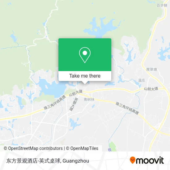 东方景观酒店-英式桌球 map