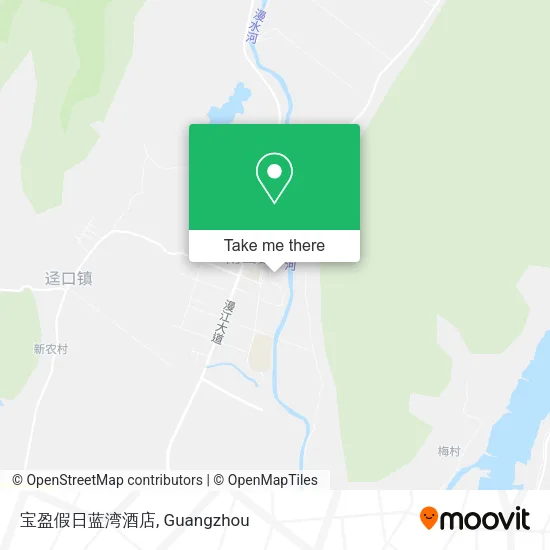 宝盈假日蓝湾酒店 map