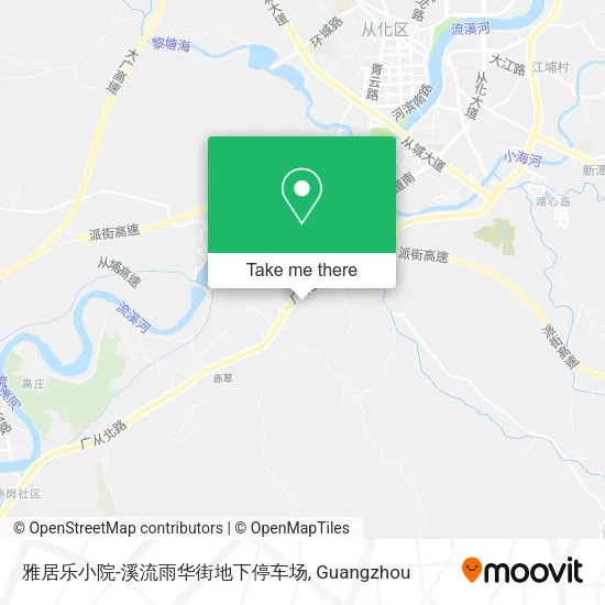 雅居乐小院-溪流雨华街地下停车场 map