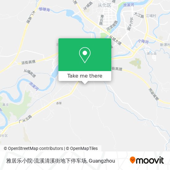 雅居乐小院-流溪清溪街地下停车场 map