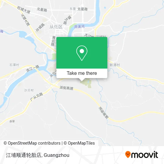 江埔顺通轮胎店 map