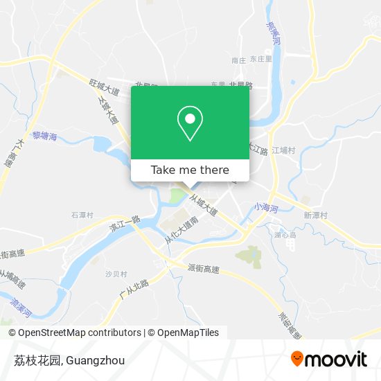荔枝花园 map