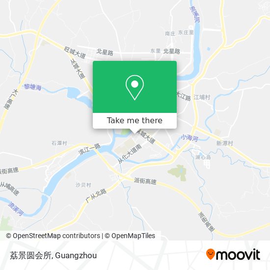 荔景圆会所 map