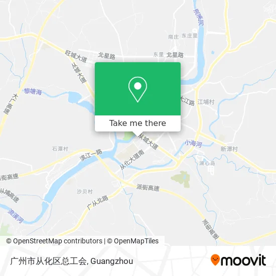 广州市从化区总工会 map