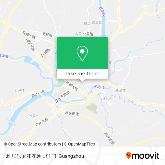雅居乐滨江花园-北1门 map