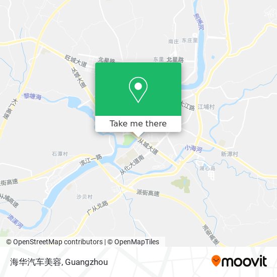 海华汽车美容 map