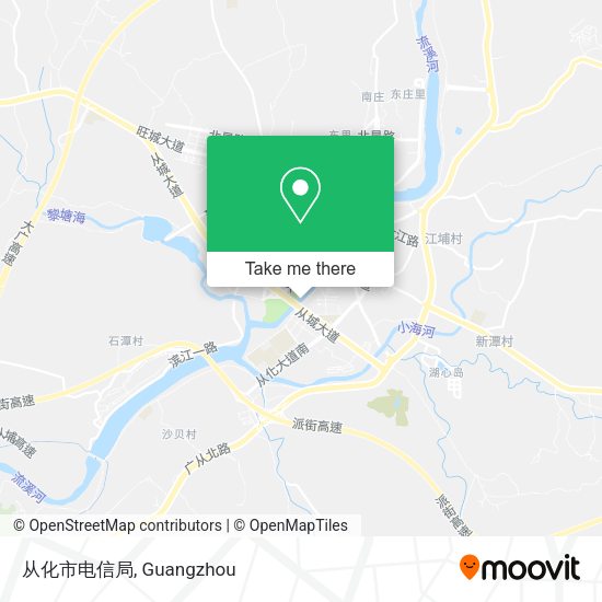 从化市电信局 map