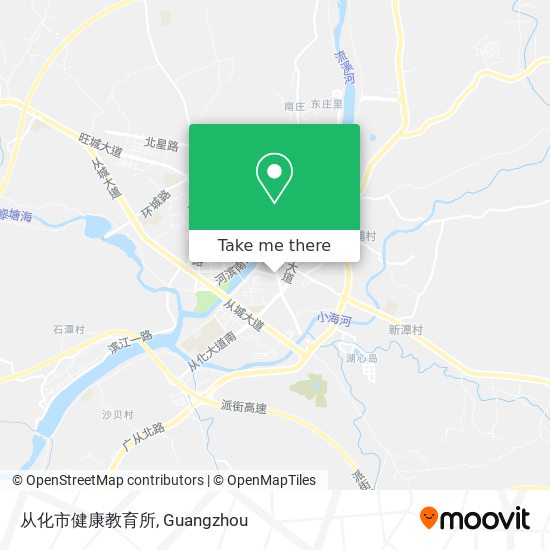 从化市健康教育所 map