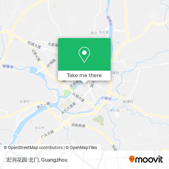 宏润花园-北门 map