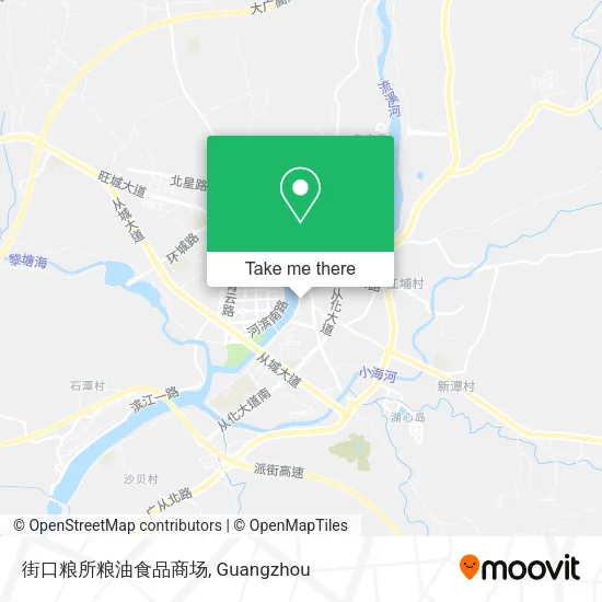 街口粮所粮油食品商场 map