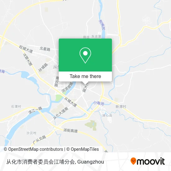 从化市消费者委员会江埔分会 map