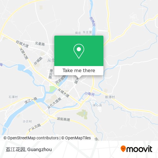 荔江花园 map