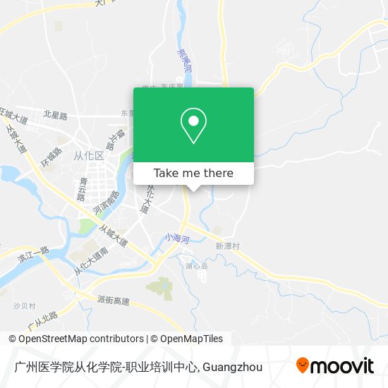 广州医学院从化学院-职业培训中心 map