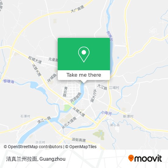清真兰州拉面 map