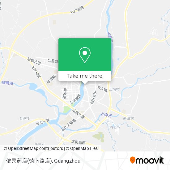 健民药店(镇南路店) map