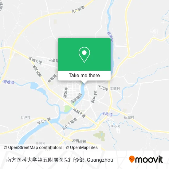 南方医科大学第五附属医院门诊部 map