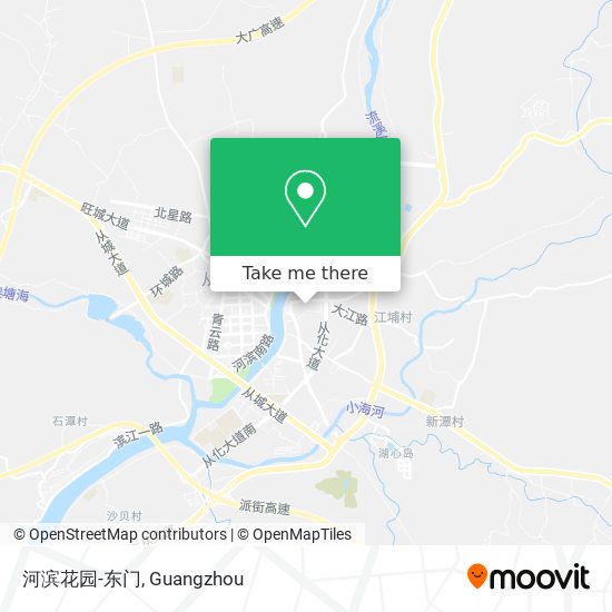 河滨花园-东门 map