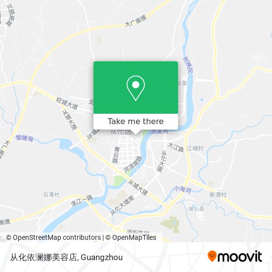 从化依澜娜美容店 map