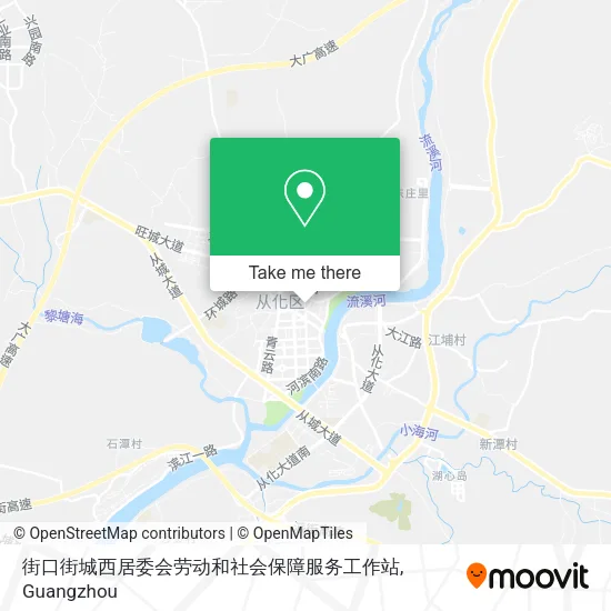 街口街城西居委会劳动和社会保障服务工作站 map