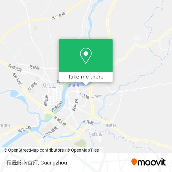 雍晟岭南首府 map