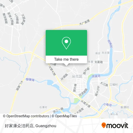 好家康众洁药店 map