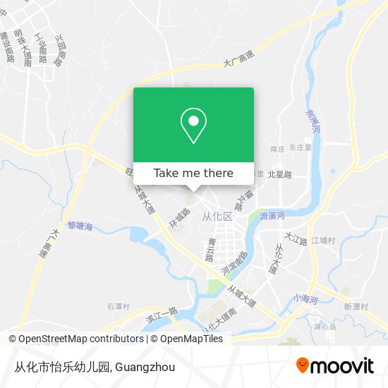 从化市怡乐幼儿园 map